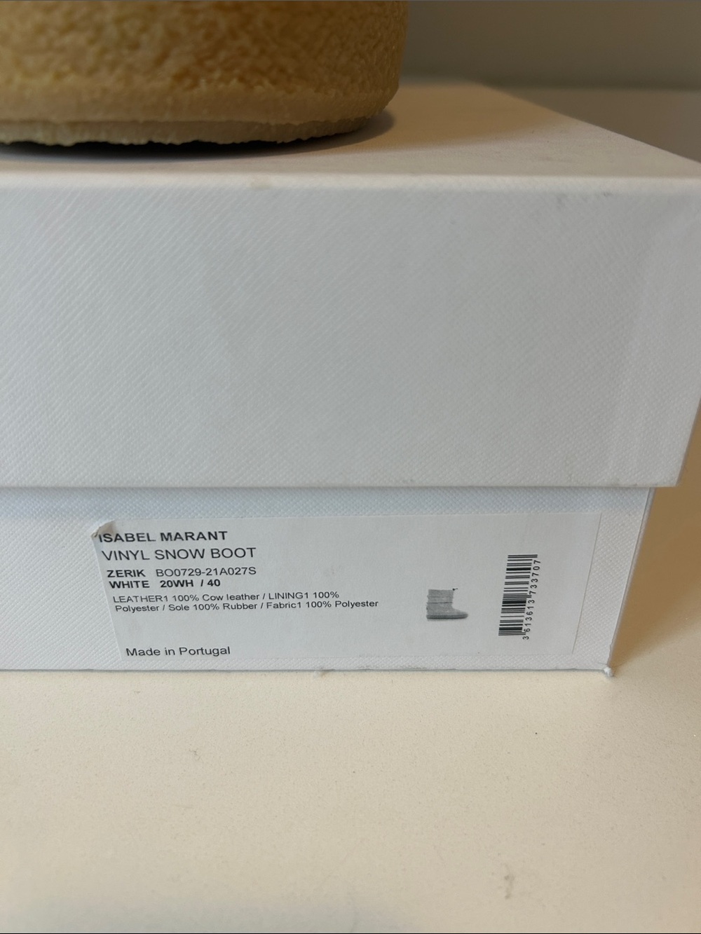 Isabel Marant Ivory Padded Snow Boots - Picture 6 of 7
